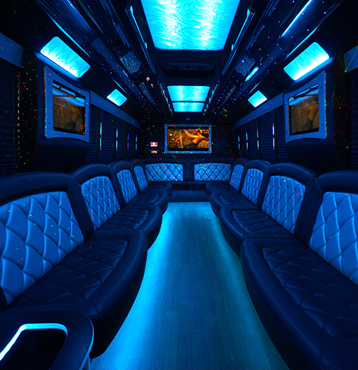 Philadelphia party bus fro a business travel